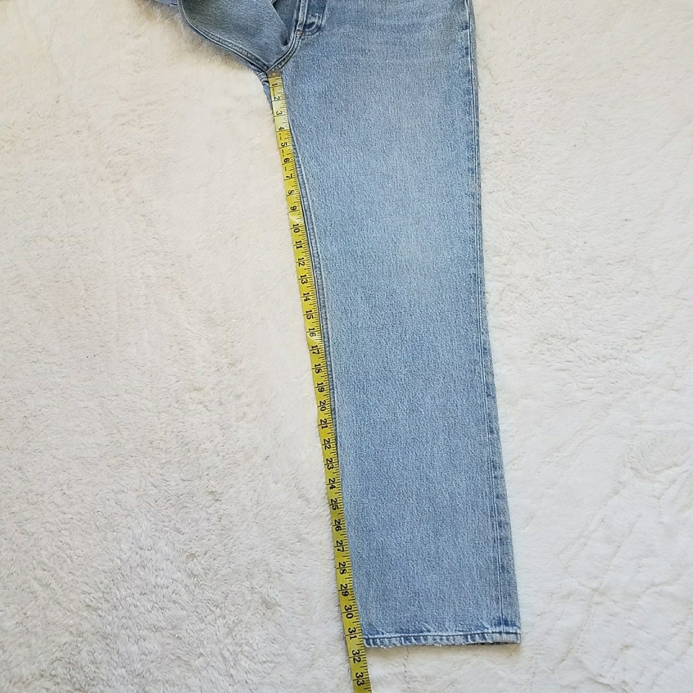 AGOLDE Mid Rise Vintage Straight Lana Jeans in Fiction - Picture 5 of 12